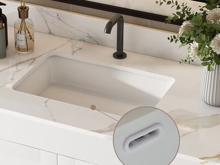 43" Bathroom Vanity, Multi Functional Cabinet, Doors And Drawer - White