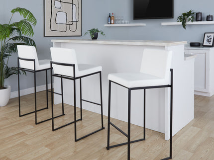 Fuji - Contemporary High Back Barstool Elegant Design