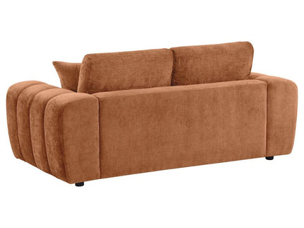 Burnett 4-piece Chenille Upholstered Sofa Set Burnt Orange