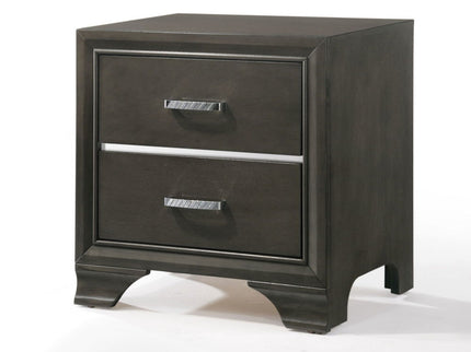 Carine II - Nightstand - Gray