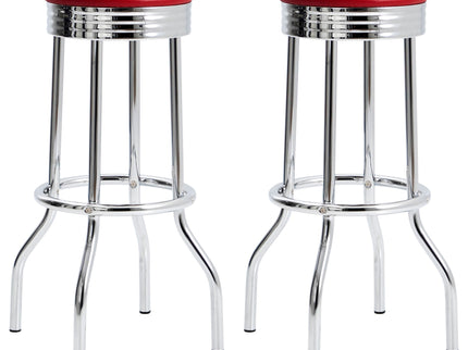 Bar Height Stool Vintage Style (Set of 2)
