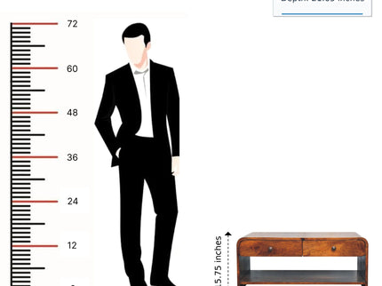 Aspen - Slim Coffee Table - Dark Brown