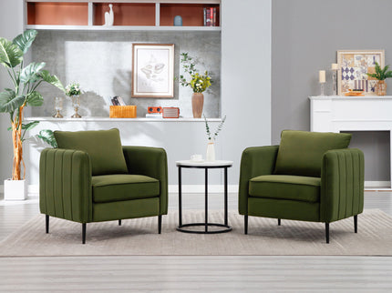 Accent Chair With Pillow For Living Room