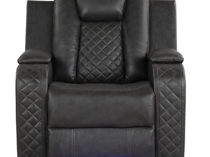 Benz - LED & Power Recliner With Adjustable Headrests And Ambient LED Lighting