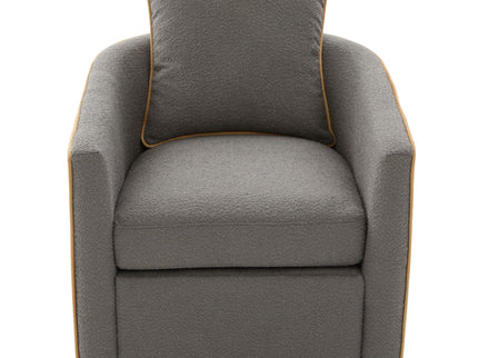 Swivel Accent Chair, Rotating Base, For Living Room