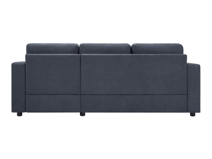 Modern L-Shaped Sectional Sofa With Curved Chaise, USB Ports, And Side Storage Pockets