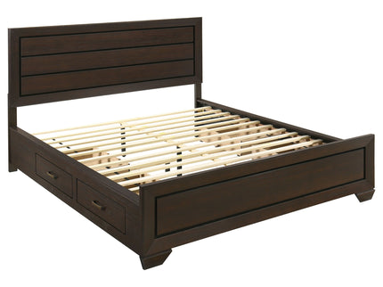 Holmgren - Panel Bed With Side Drawers