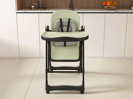 Convertible Baby High Chair To Rocker With 5 Point Harness