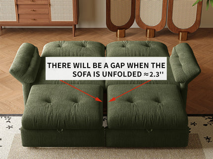 Sofa Bed, 2 In 1 Design For Living Rooms