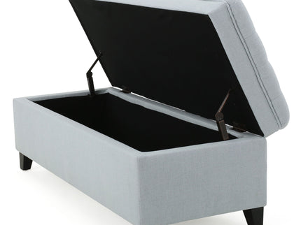 Juliana - Storage Ottoman With Birch Legs