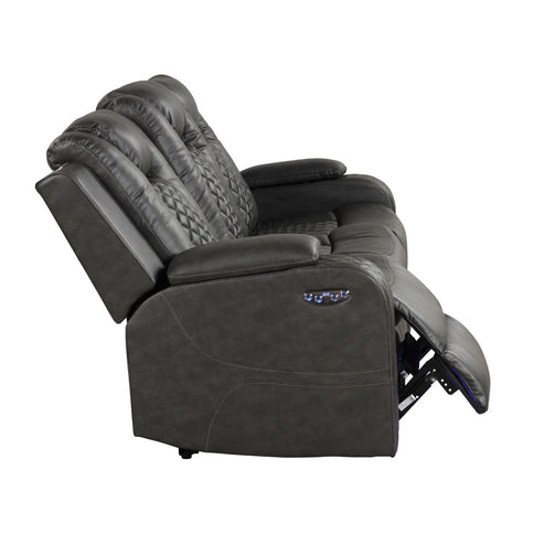 Benz - Power Reclining Sofa With LED Lighting