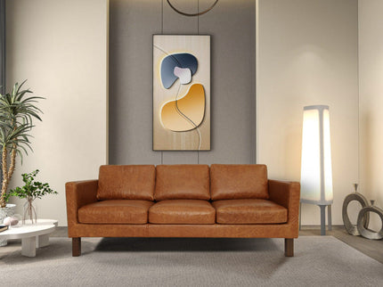 Memphis - Waxy Sofa - Cognac