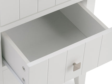 Acadian - 4 Drawer Floor Storage Cabinet - Pure White