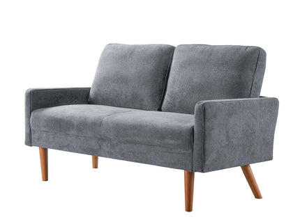 Loveseat Sofa, European Style With Sleek Design, Modern & Vintage Flair, Upholstered 2 Seater Couch
