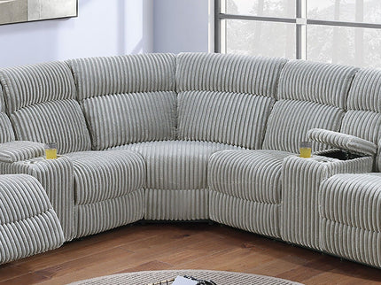 Power Motion Sectional LAF / RAF Loveseat With Console Cup Holders