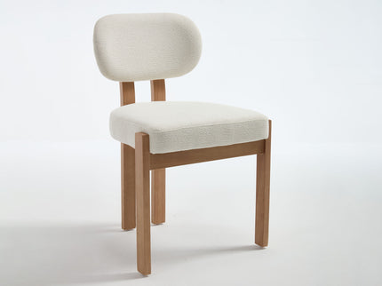 Dining Chairs With Ergonomic Backrest And Adjustable Feet (Set of 2)