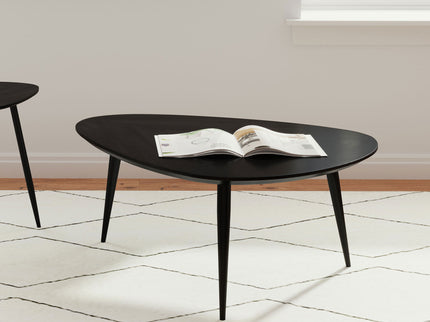Xander - Triangular Table With Rounded Edges
