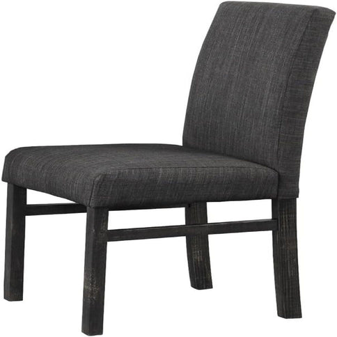 5 Piece Transitional Dining Set With Table And Upholstered Chairs