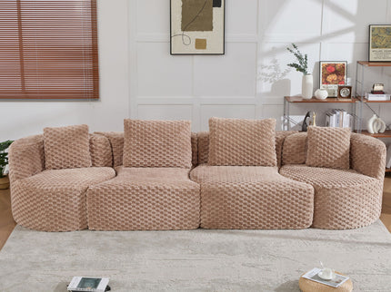 Modular Sectional Sofa With Free Combination Design