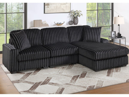 Sectional Sofa Set With Reversible Chaise, Living Room Furniture