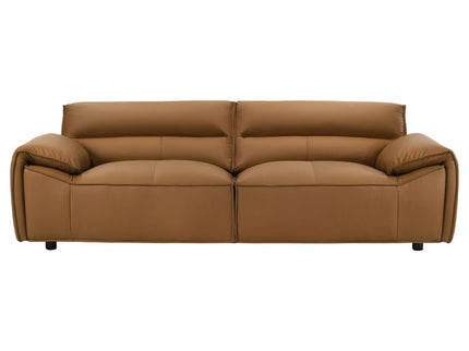 Buxton 2-piece Leather Upholstered Sofa Set Orange