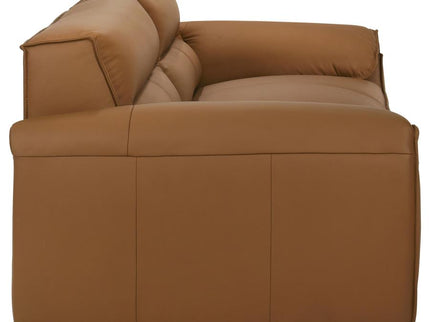 Buxton 2-piece Leather Upholstered Sofa Set Orange