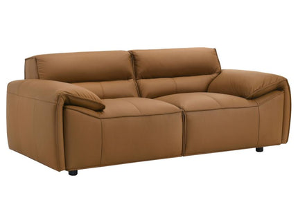 Buxton 2-piece Leather Upholstered Sofa Set Orange