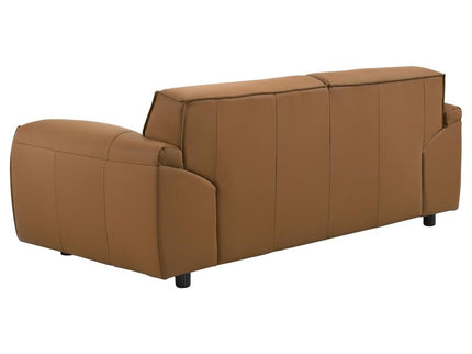 Buxton 2-piece Leather Upholstered Sofa Set Orange