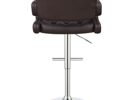 Adjustable Bar Stool With Upholstery