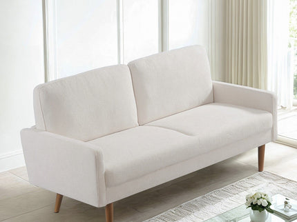 Sofa, European Style With Sleek Design, Modern & Vintage Flair, Upholstered 3 Seater Couch