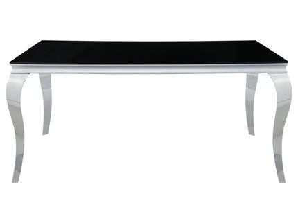 Dining Table - Black / Silver