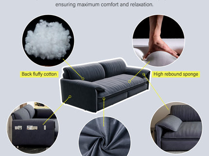 Queen Pull Out Sofa Bed With Side Storage