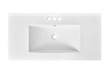 Bathroom Vanity With Top Sink, 2 Drawers And Tip Out Drawer