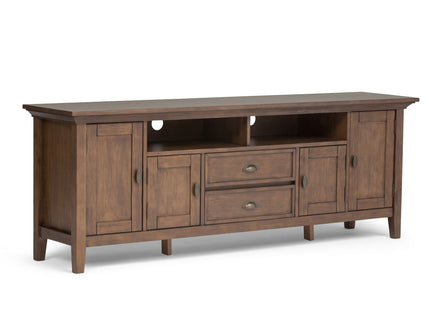 Redmond - TV Media Stand - Rustic Natural Aged Brown
