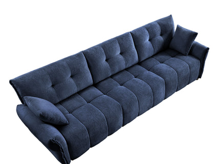 Modern Sofa & Pillows, Textured Cover, High Rebound Cushions