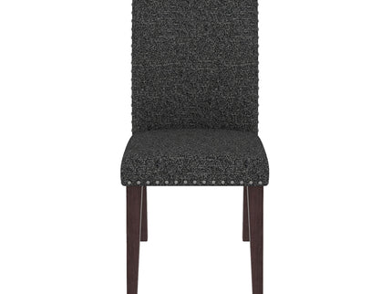 Upholstered Dining Chair With High Back Design (Set of 2)