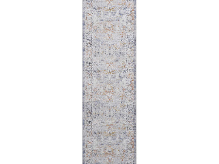 Payas - 2' X 8' Traditional Runner Rug - Ivory / Gray