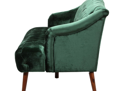Comfy 3 Seat Sofa With Wooden Legs, For Living Room And Study