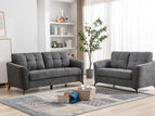 Dark Gray / 2 Pc. Sofa, Loveseat