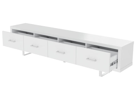 TV Stand With Slatted Drawers