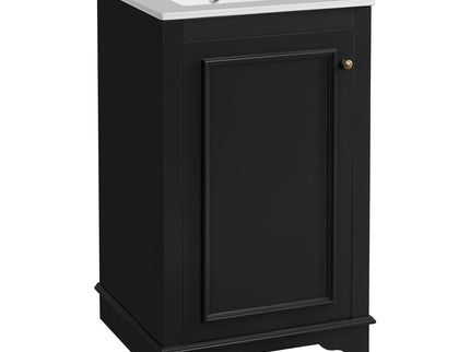 Bathroom Vanity With Sink, Freestanding Single Cabinet Set, Soft Close Door, Adjustable Shelf