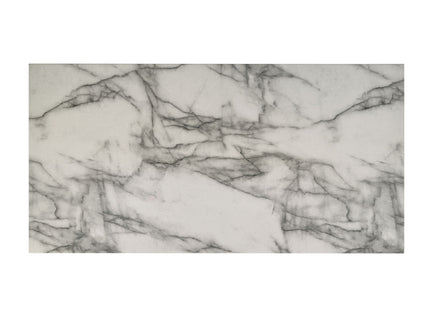 Matilda - Coffee Table With White Faux Marble Top - White