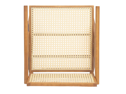 Chandigarh Arm Dining Chair With Natural Cane Design (Set of 2)