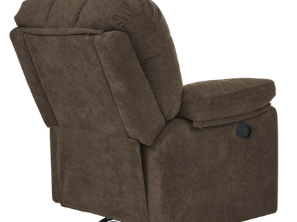 Devonaire - Manual Recliner With Padded Arms - Dark Brown