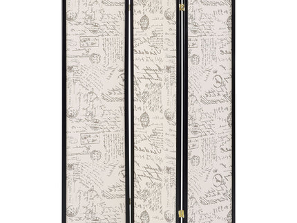3 Panel Folding Screen - Beige