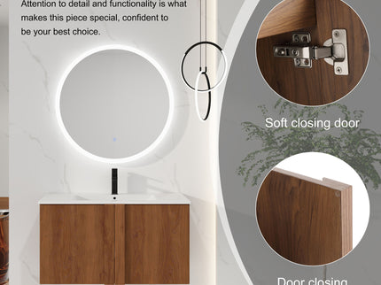 Floating Bathroom Vanity With Sink Combo