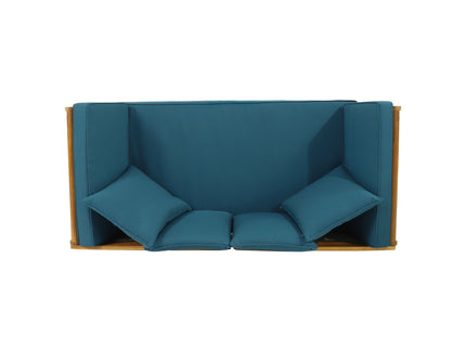 Outdoor Acacia Wood Expandable Daybed With Cushions