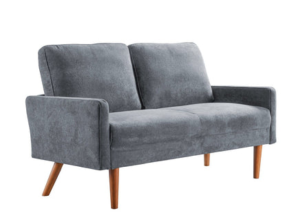 Loveseat Sofa, European Style With Sleek Design, Modern & Vintage Flair, Upholstered 2 Seater Couch