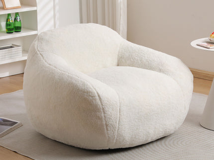 Giant Bean Bag Chair, Spacious Memory Foam With Armrests