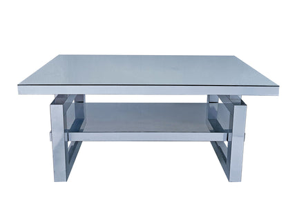 Square Coffee Table For Living Room - Silver